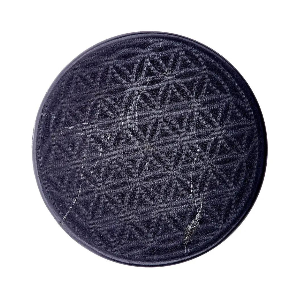 Shungite Cell Phone Tile - Sacred Geometry