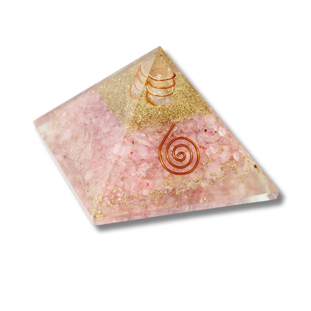 Orgonite Pyramid - Rose Quartz