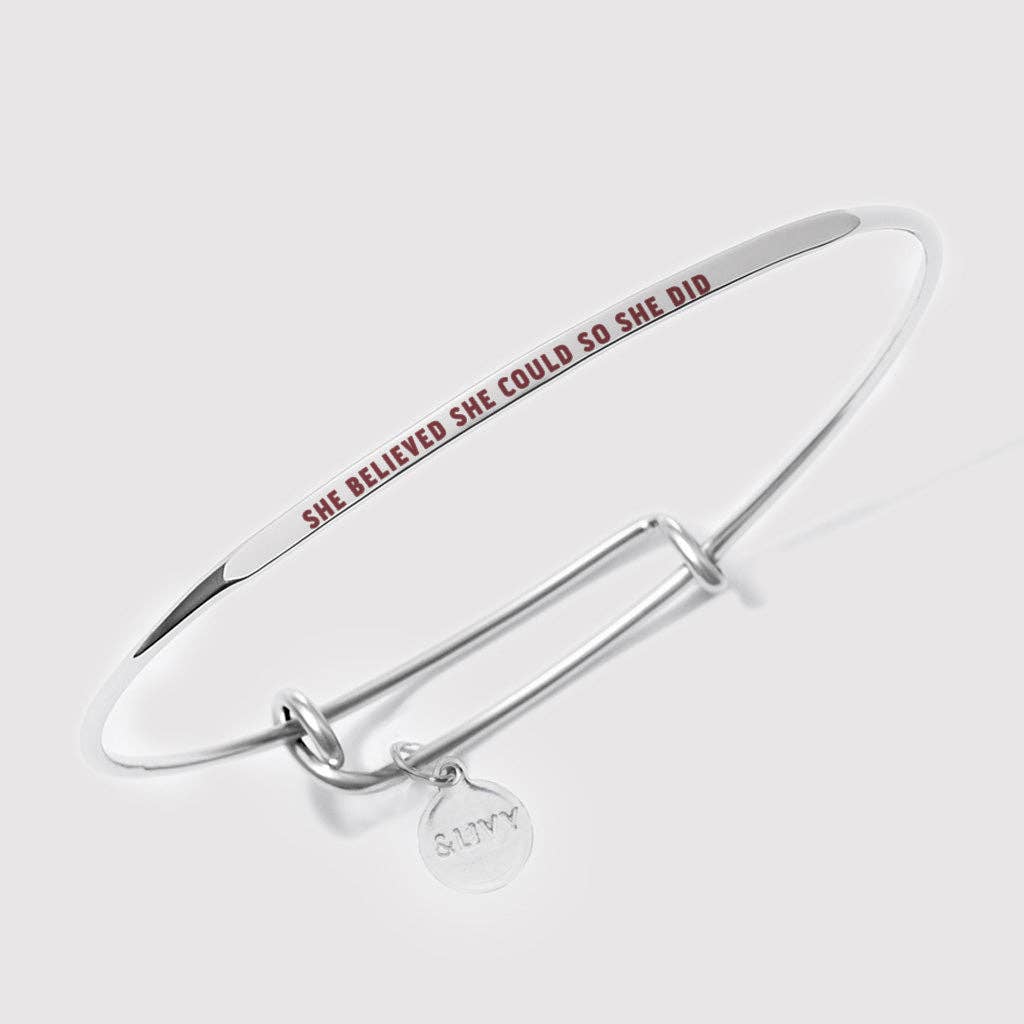 She Believed She Could So She Did Bangle