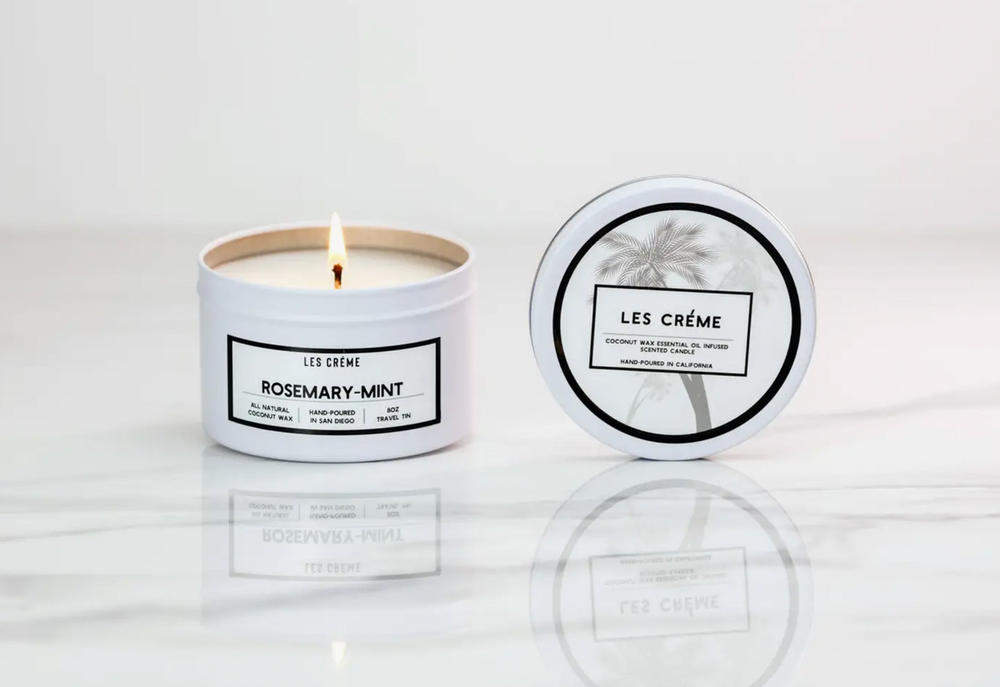 Rosemary Mint Organic Coconut Wax Candle