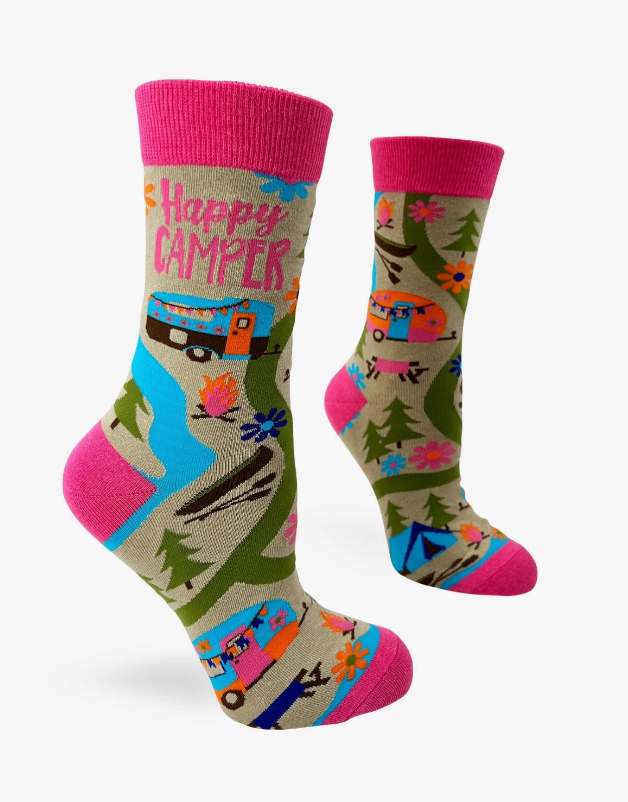 Happy Camper Women's Crew Socks