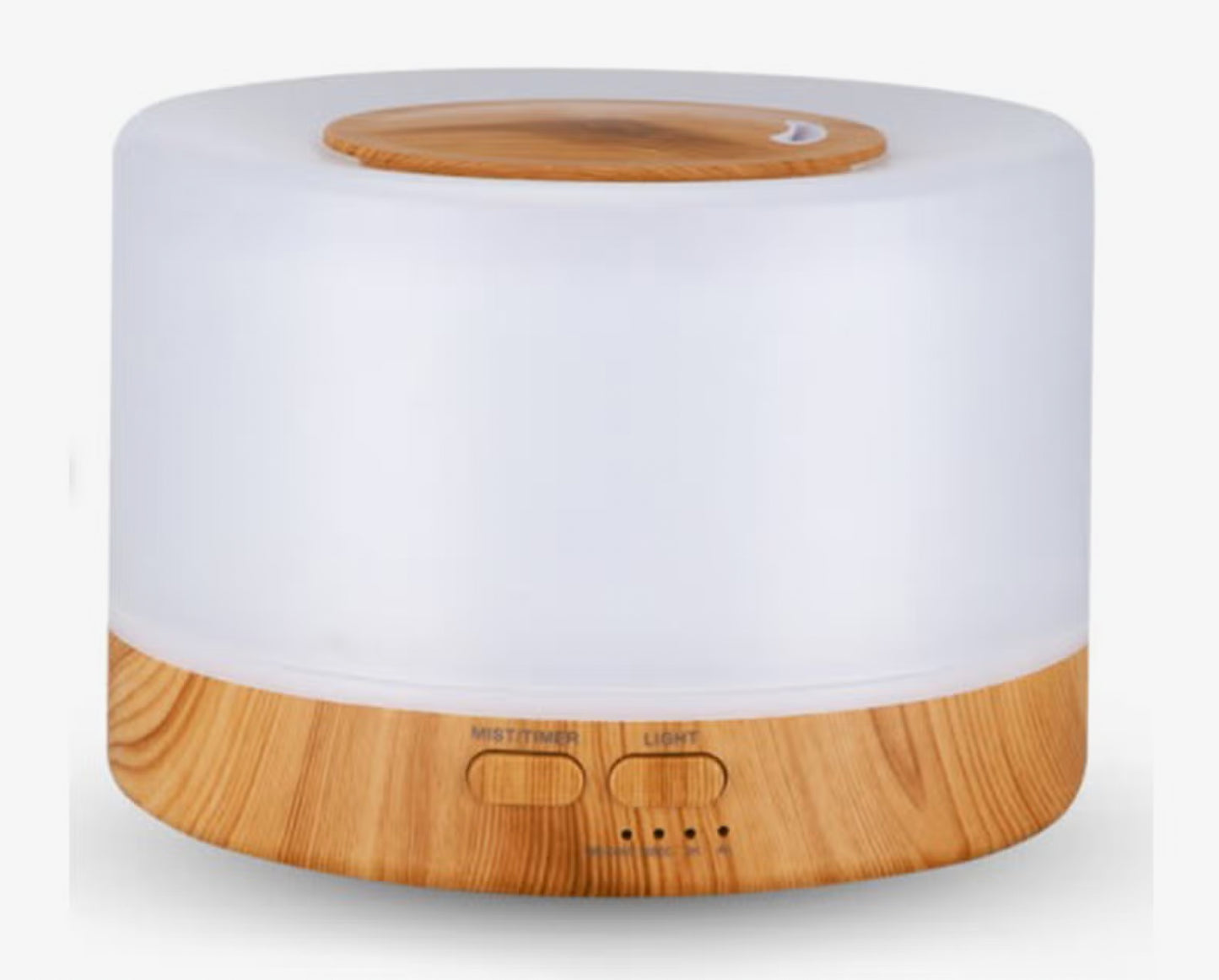 700ml Ultrasonic Home Diffuser, Natural Wood and White