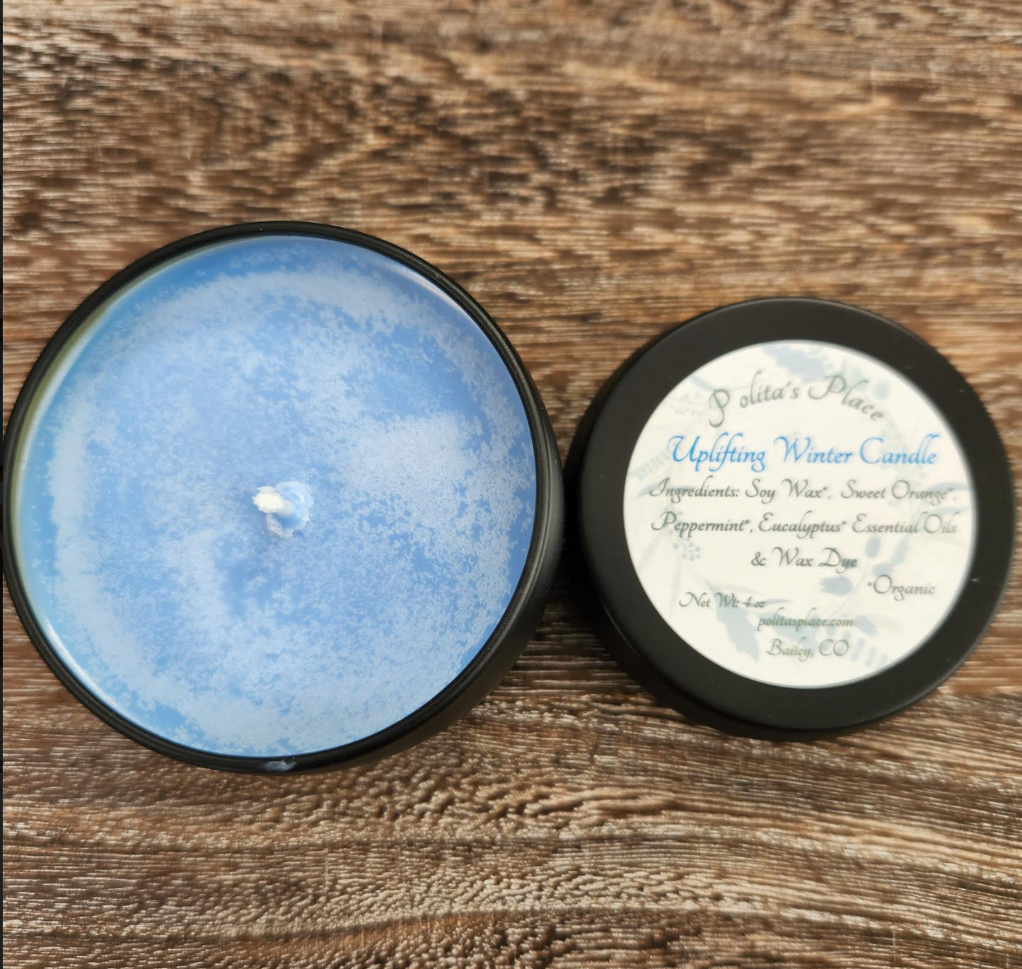 Uplifting Winter Candle