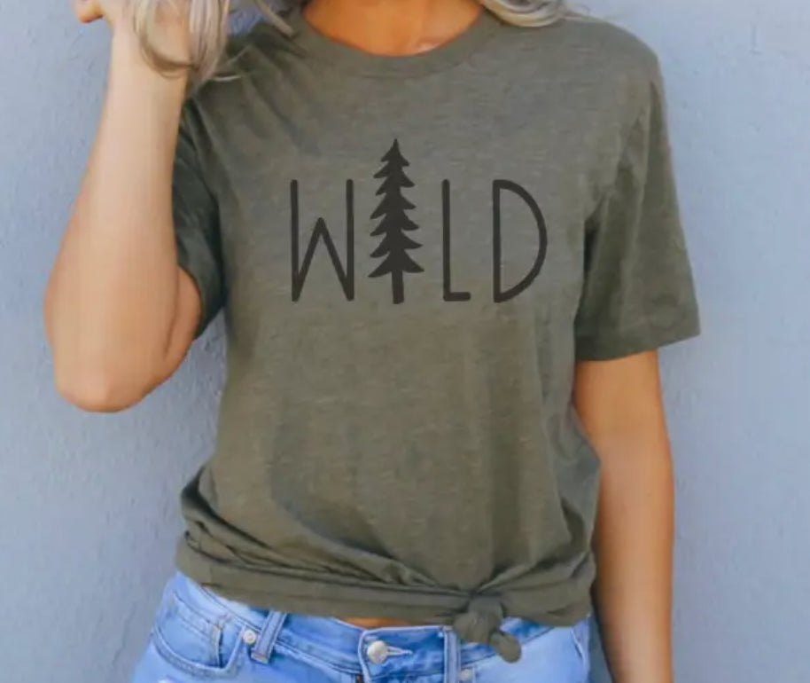 Wild - Ink Deposited Graphic Tee