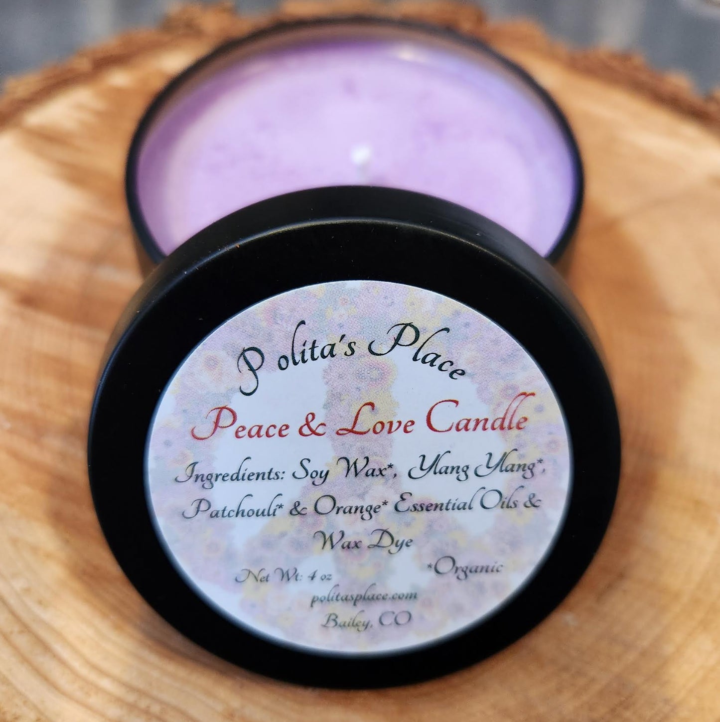Peace & Love Candle