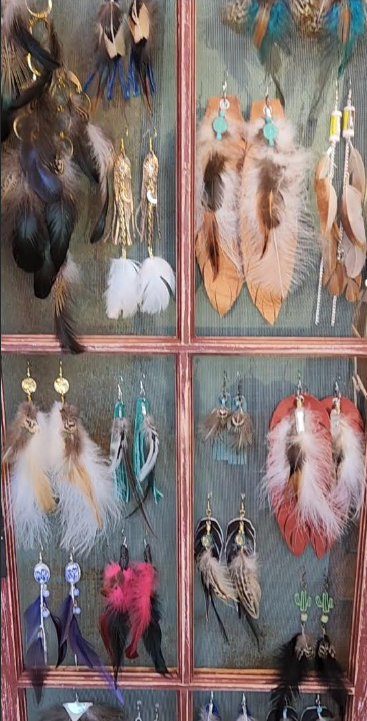 Feather Earring Making