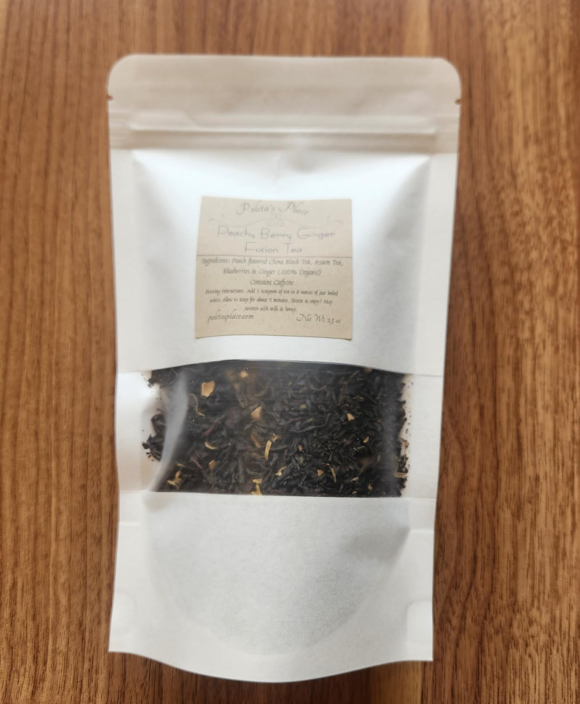 Organic Peachy Berry Ginger Fusion Tea