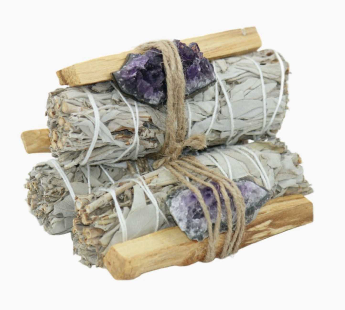 Sage Bundle - Amethyst Crystal
