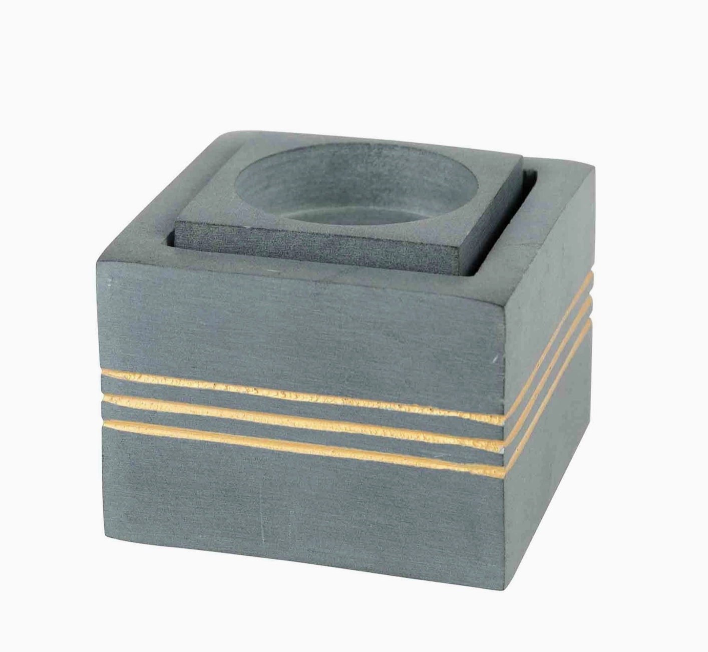 Bahu Stone Candleholder - Incense, Tea Lights & Tapers