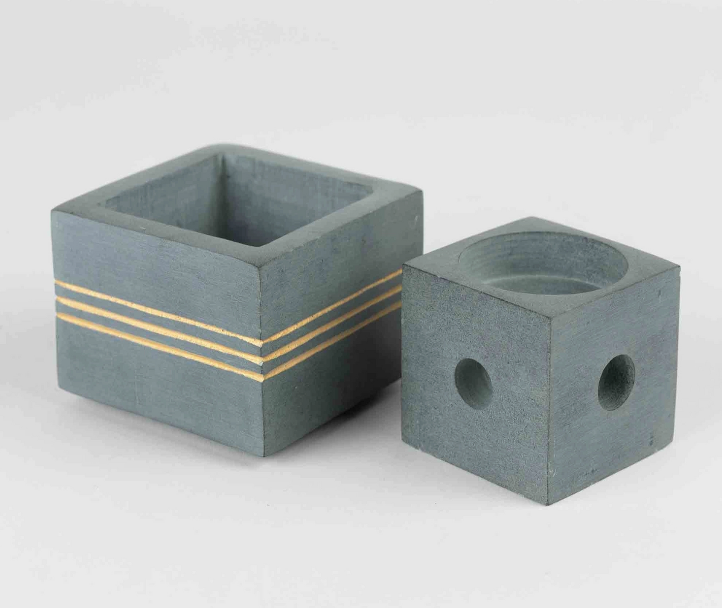 Bahu Stone Candleholder - Incense, Tea Lights & Tapers