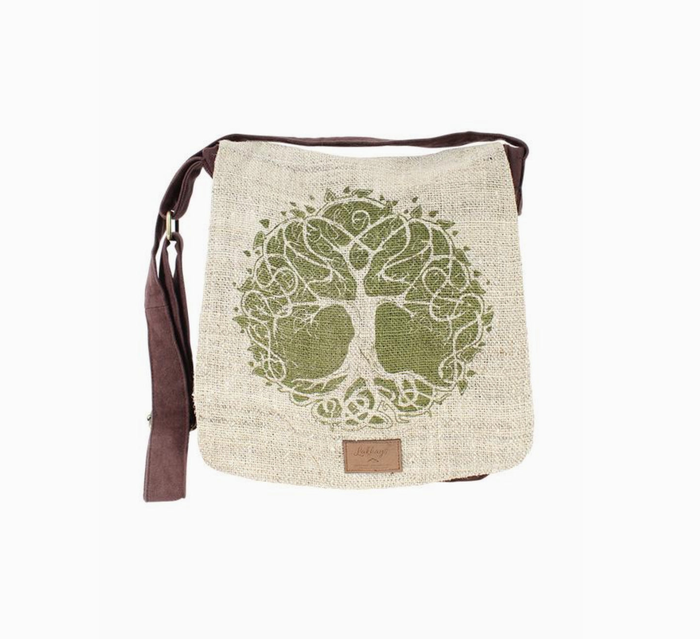 Hemp-Cotton Eco Boho Cross Body Messenger Bag