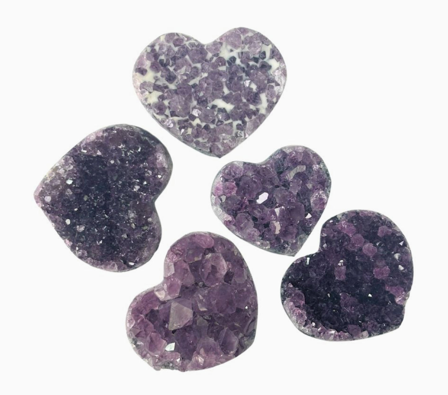 Heart Geode - Amethyst