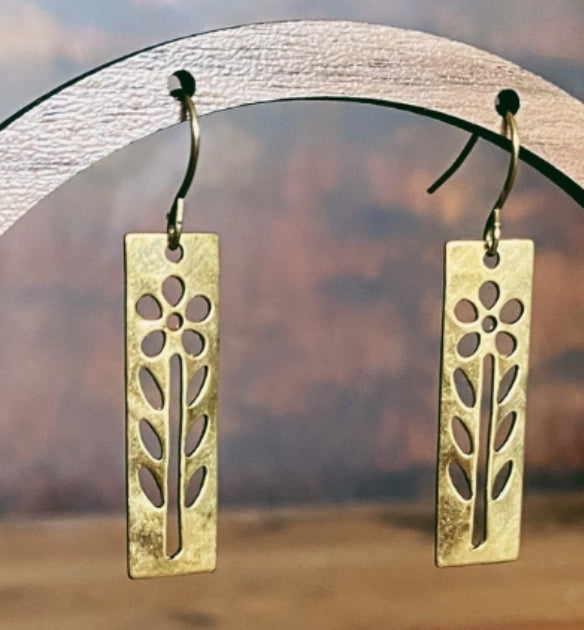 Brass Charms Flower Feather Bird Crescent