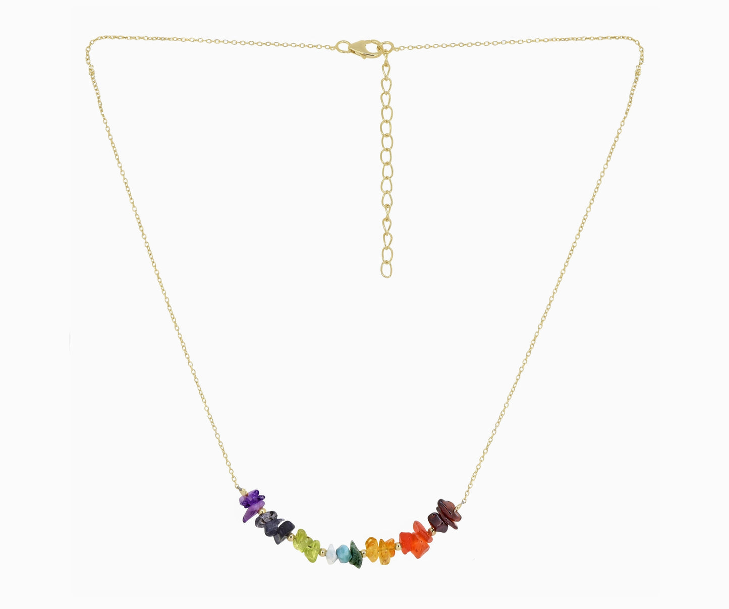 7 Stone Chakra Necklace