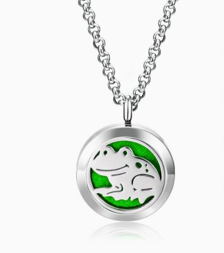 Happy Frog Aromatherapy Diffuser Necklace