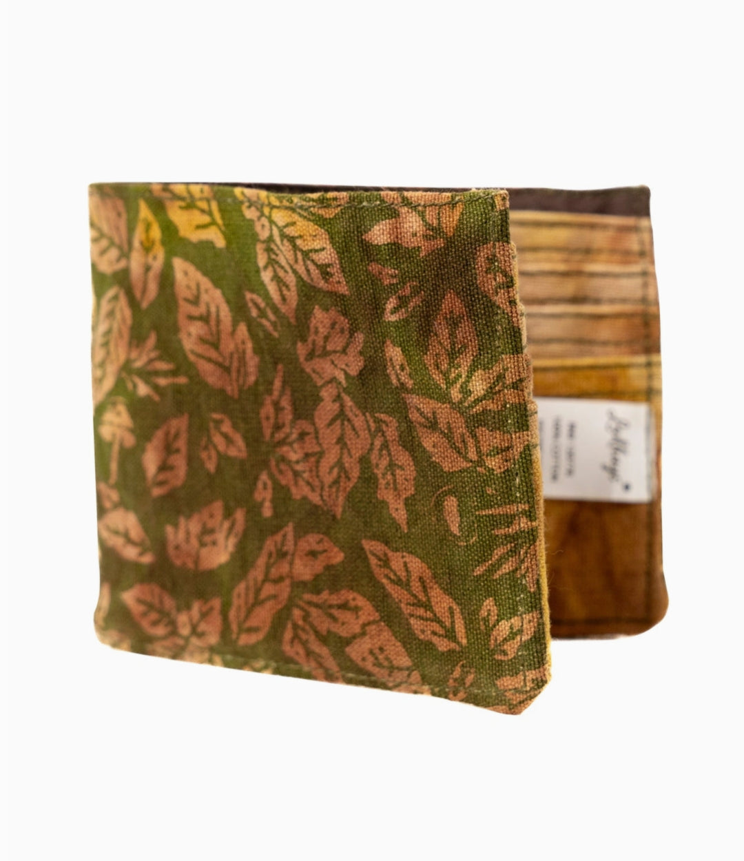 Tie-Dye Leaf Cotton Wallet