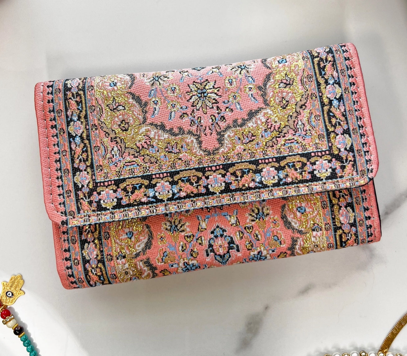 Pink Boho Wallet