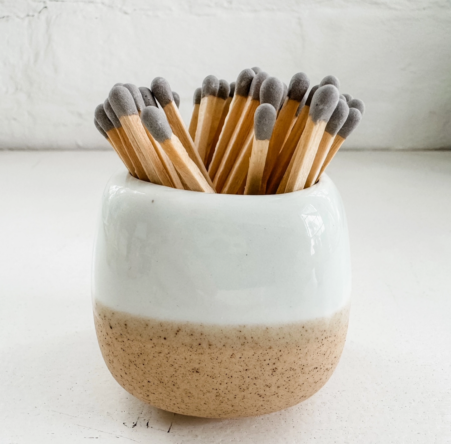 Ceramic Match Holder - with Matches