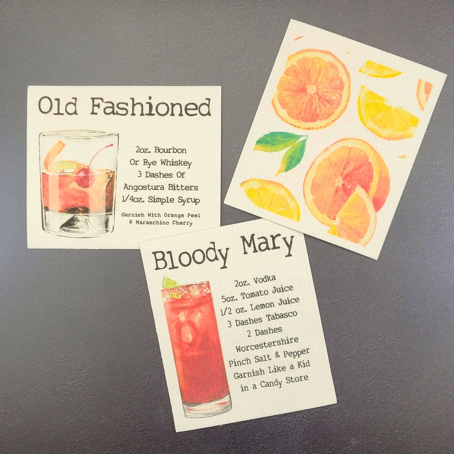 Orange Swedish Dishcloths