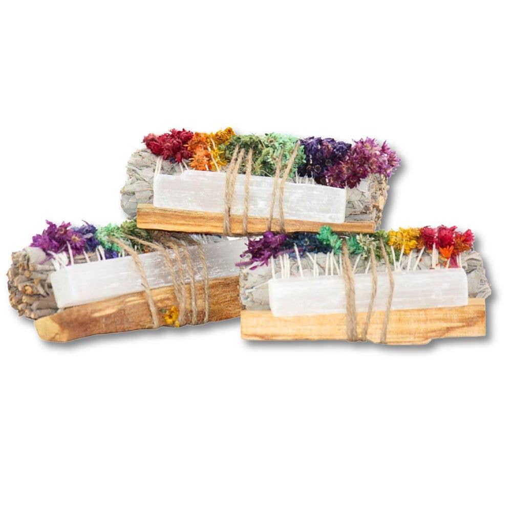 Sage Bundle - Chakra with Selenite