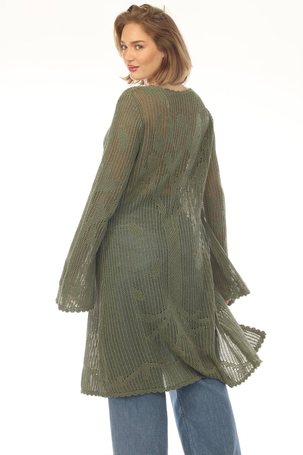 Tree of Life Long Cardigan