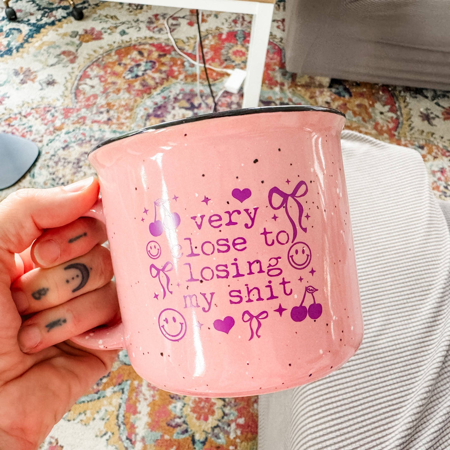 Very Close to Losing my Shit Campfire Mug