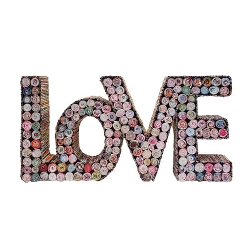 Love Sign - Recycled Paper - Valentine