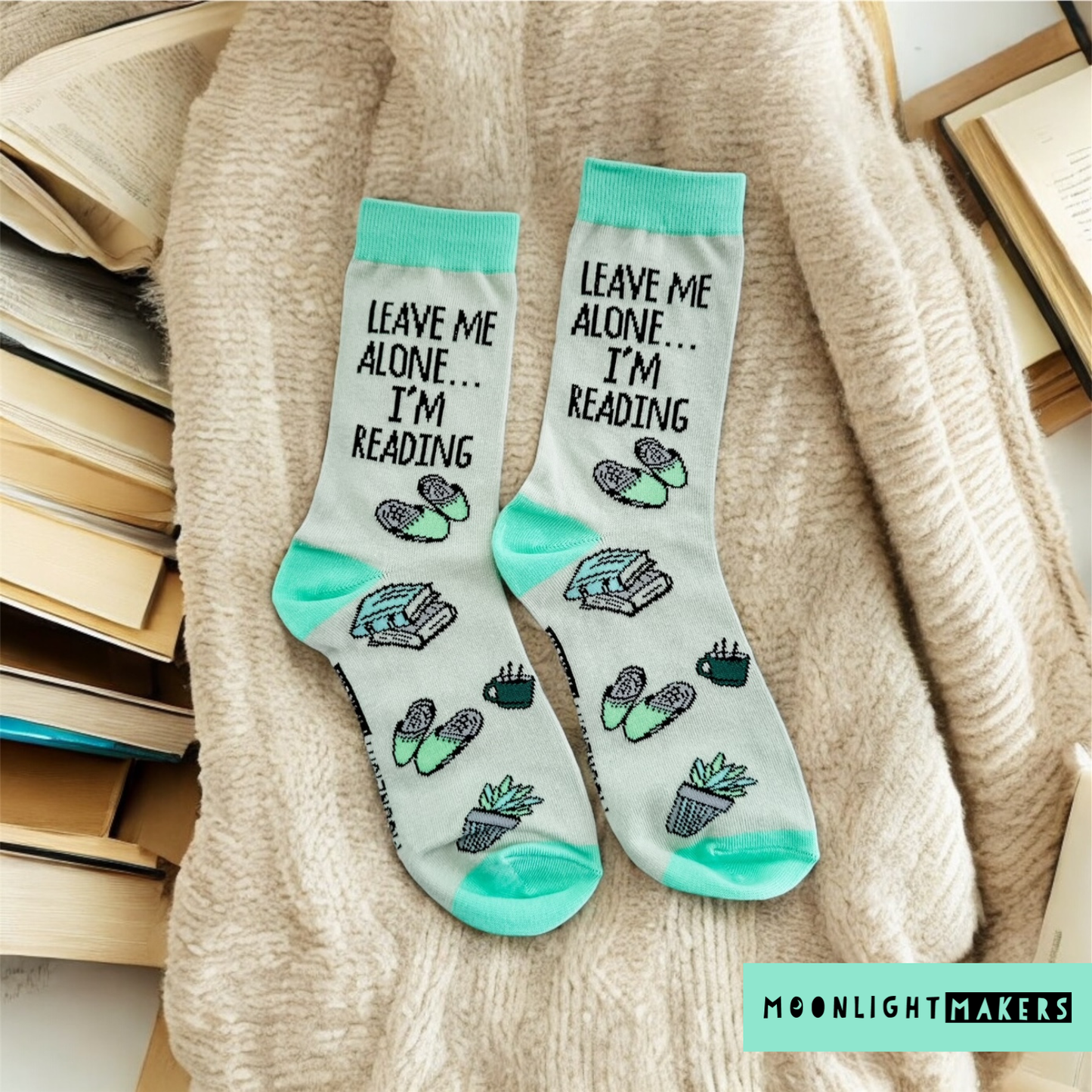 Leave Me Alone I'm Reading - Unisex Socks