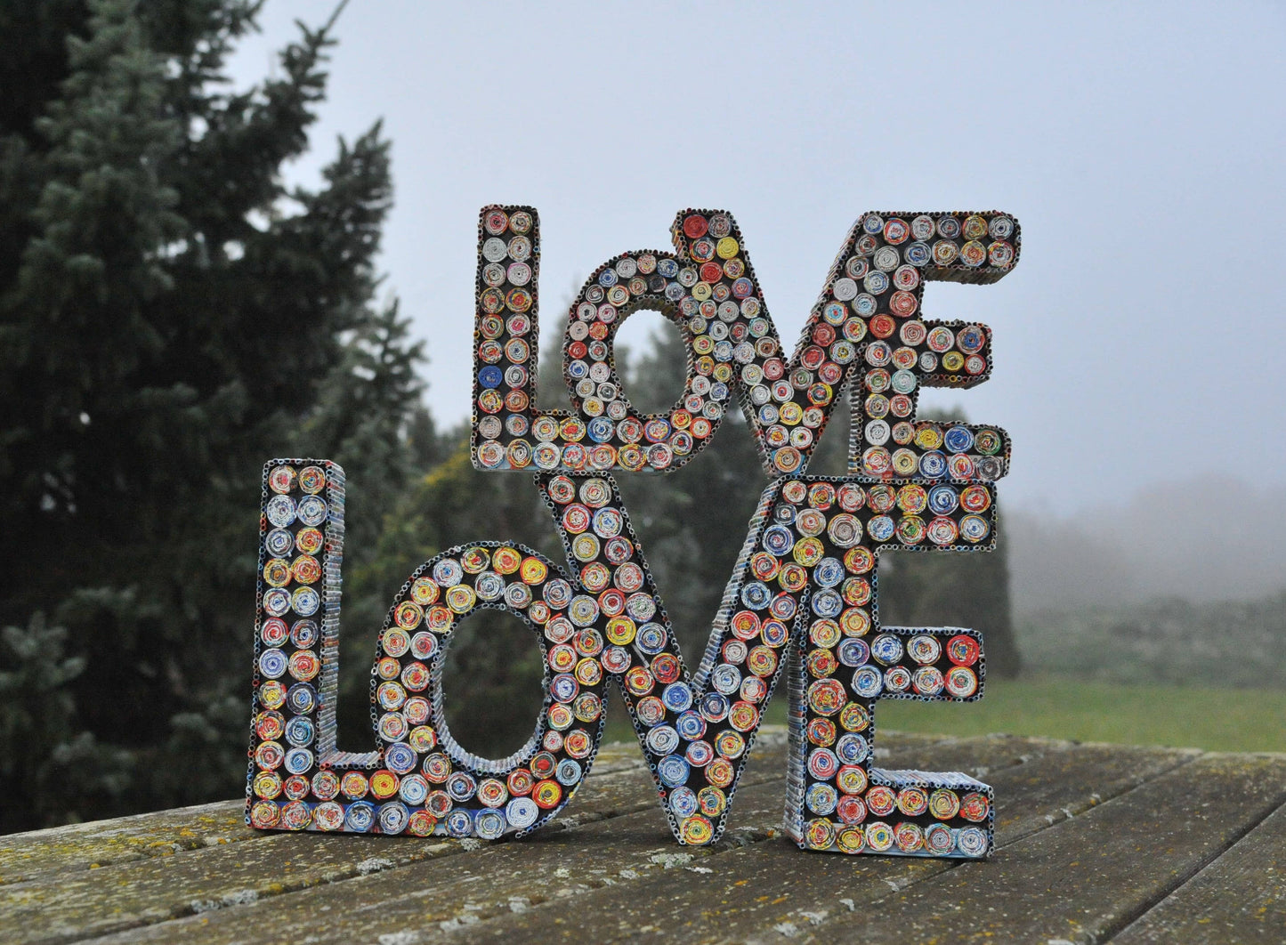 Love Sign - Recycled Paper - Valentine