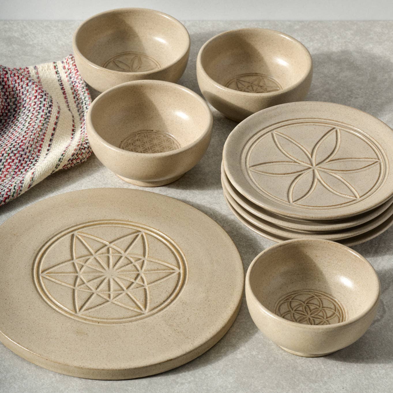 Sacred Geometry Dipping Bowl - Equilibrium of Life