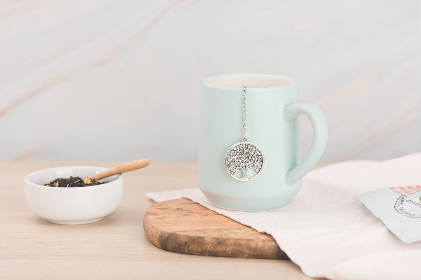 Tea Infuser, Tree of Life Charm Ball