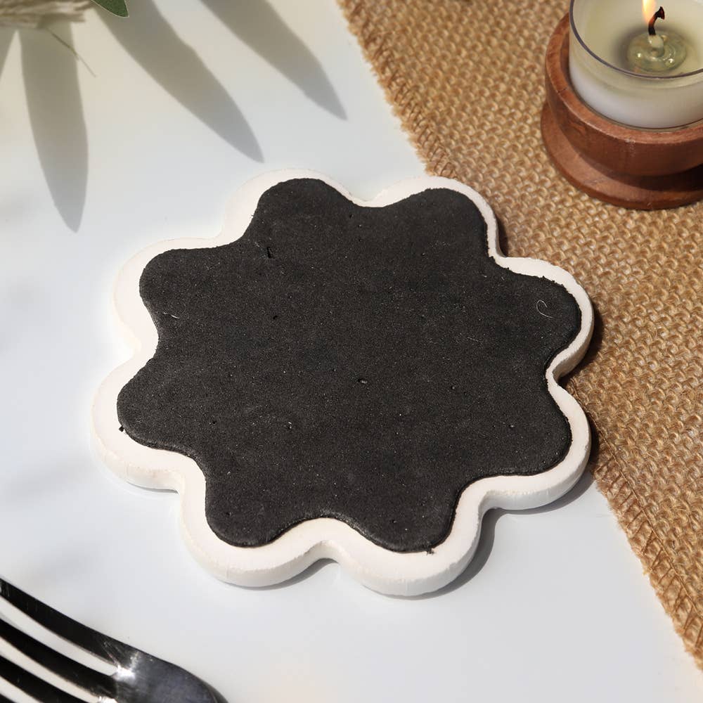 Hand Painted Evil Eye Ceramic Small Coaster