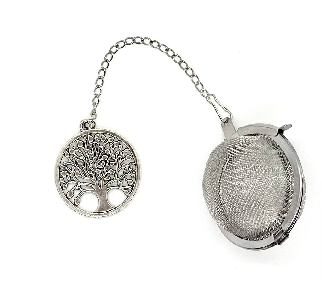 Tea Infuser, Tree of Life Charm Ball