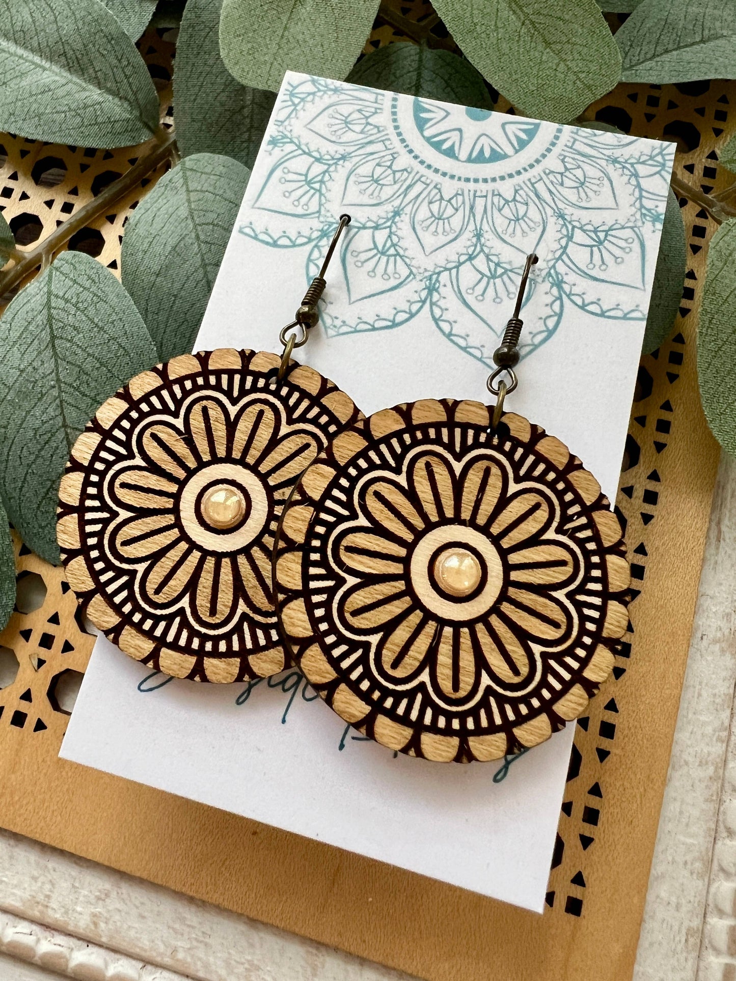 Maple Wood Earrings  