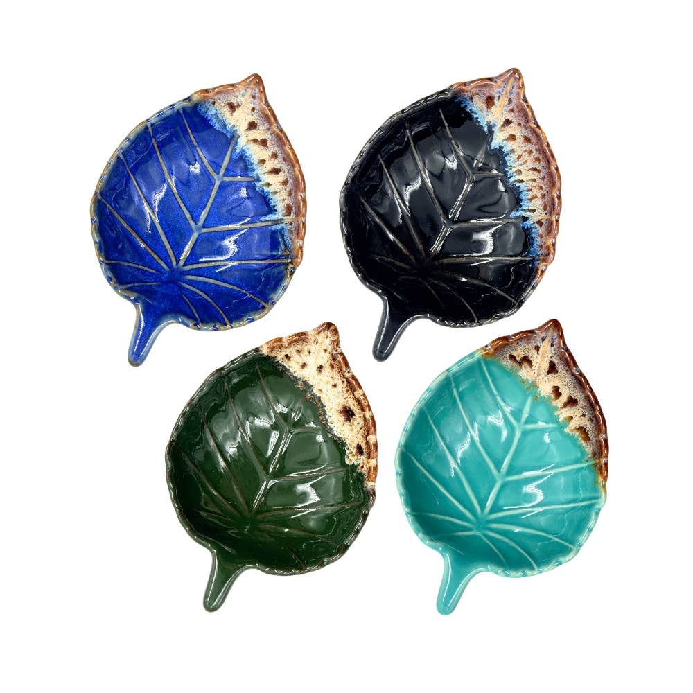 Ceramic Leaf Trinket Dish