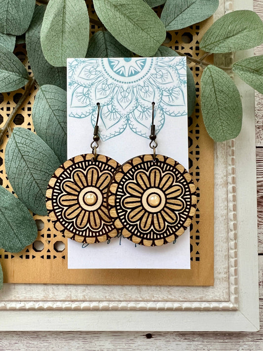 Maple Wood Earrings  
