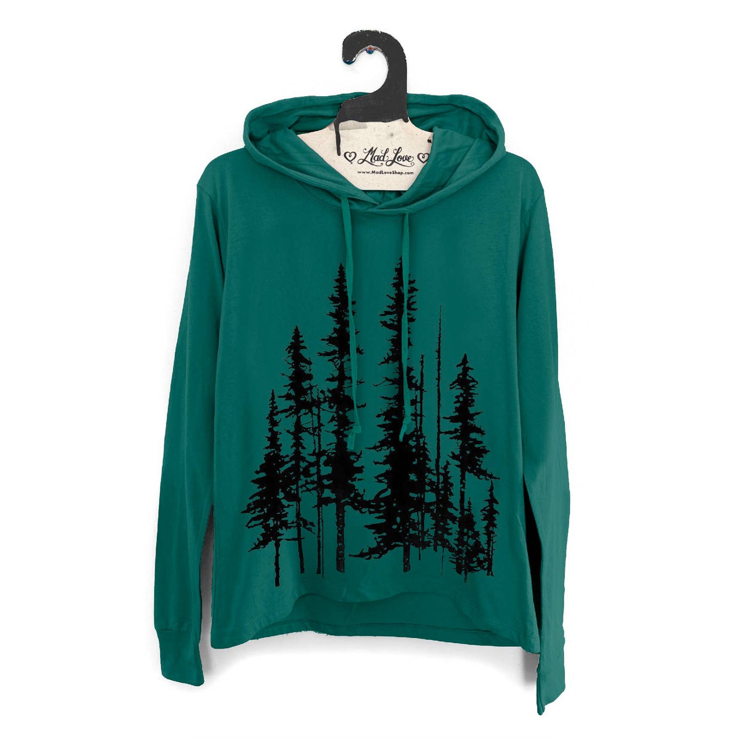 Green Hooded Tee Evergreens
