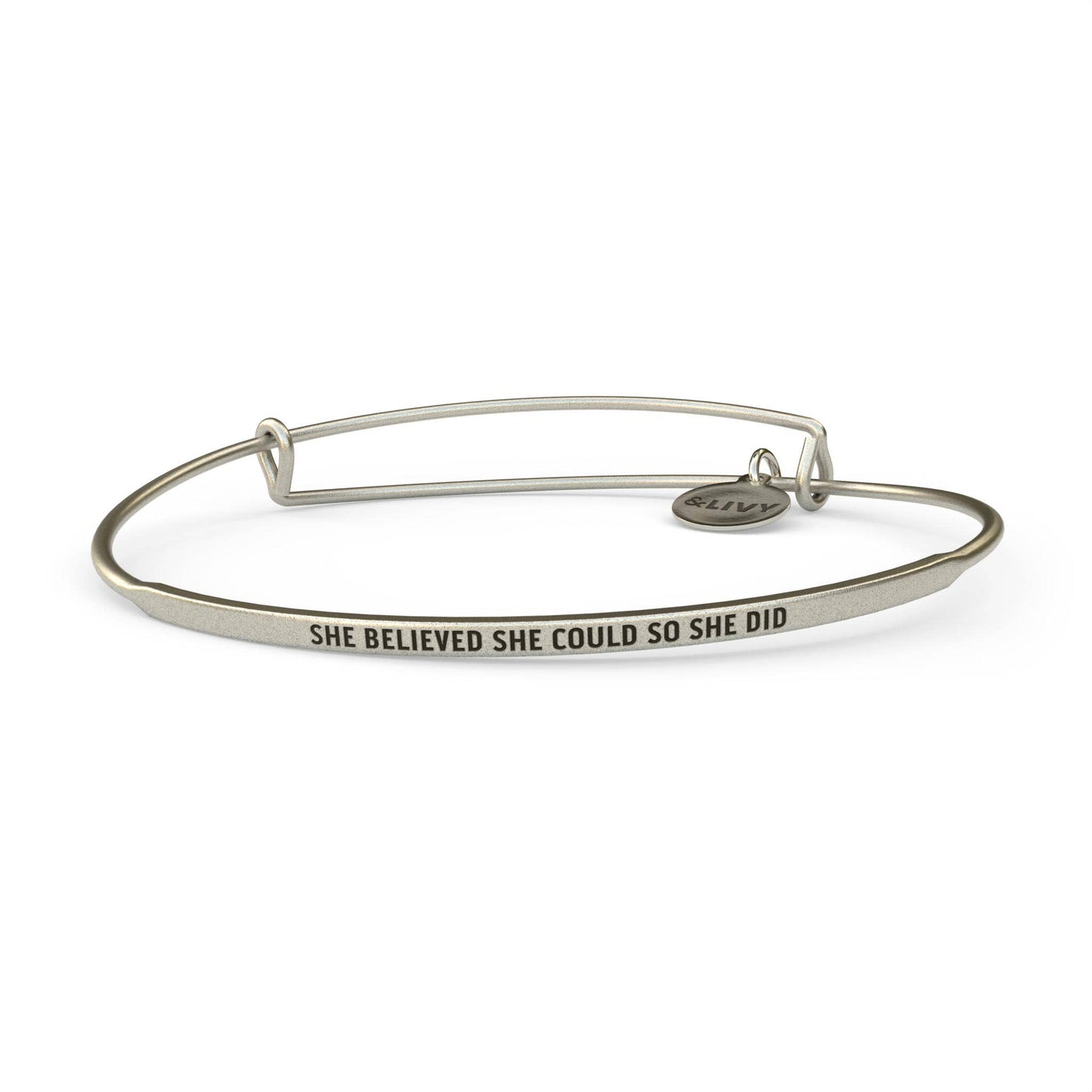 She Believed She Could So She Did Bangle