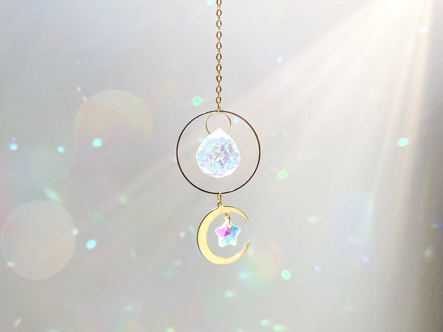 Moon Crystal Suncatcher