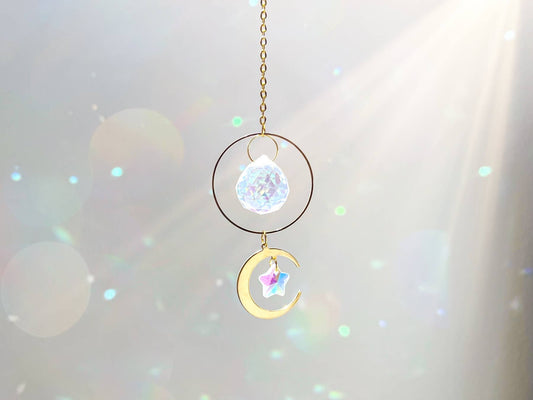 Moon Crystal Suncatcher
