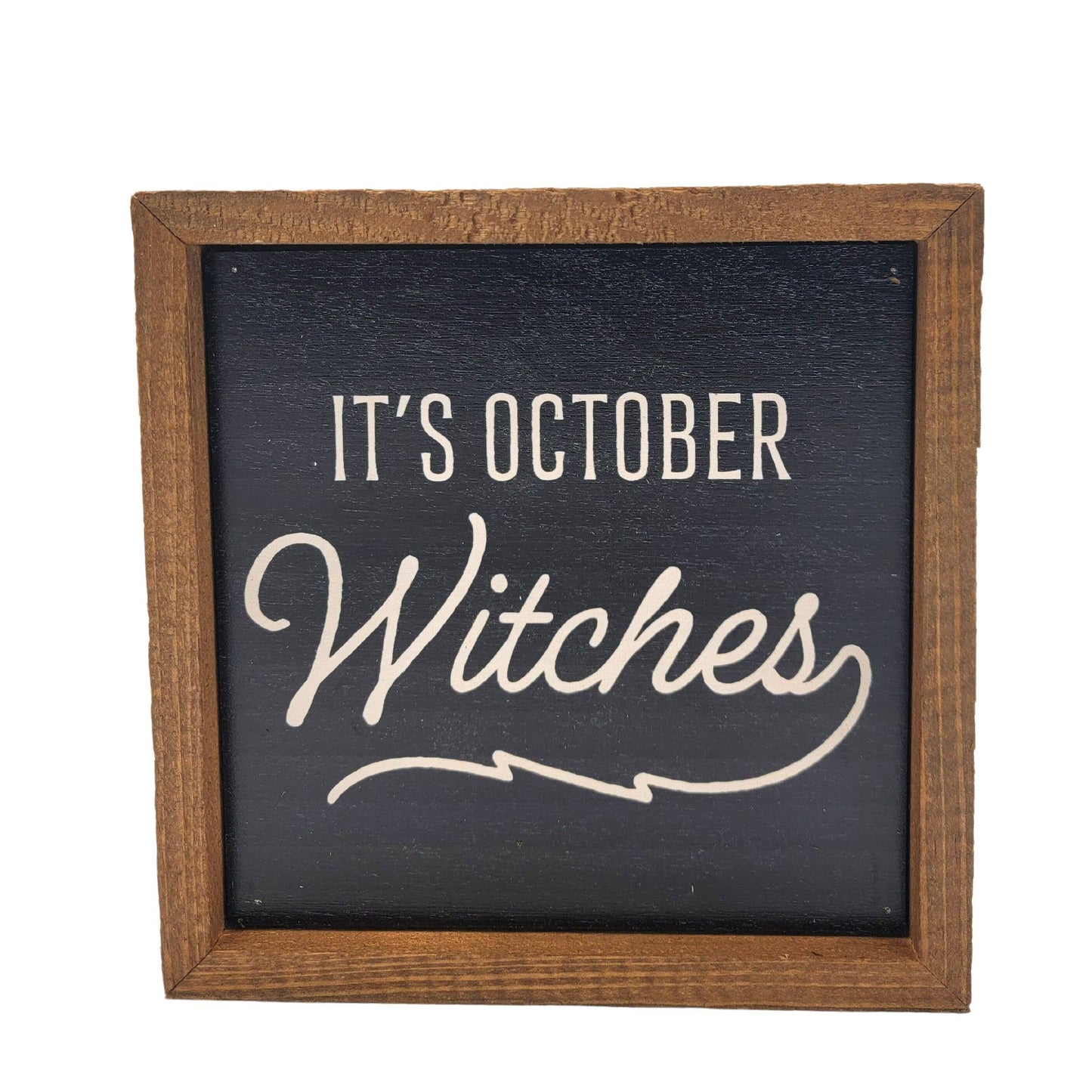 6x6 It's October Witches Fall Decor