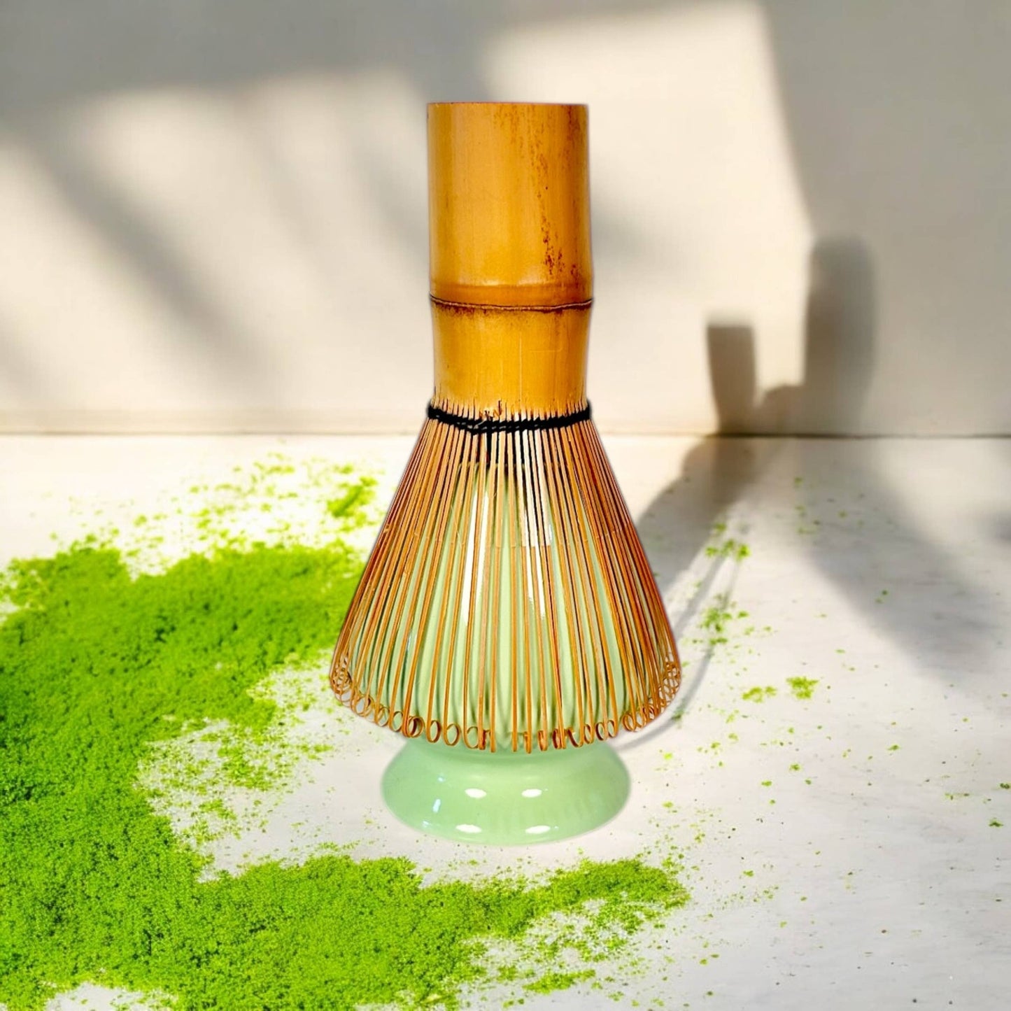 Bamboo Matcha Tea Whisk in Paper Tube