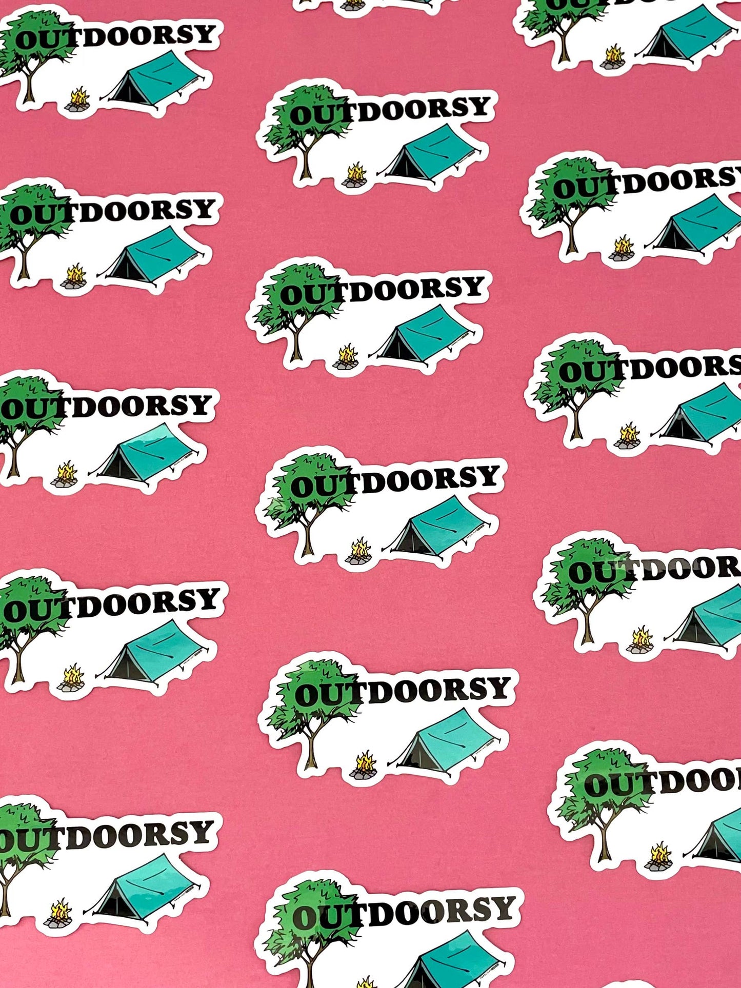 Outdoorsy - Sticker