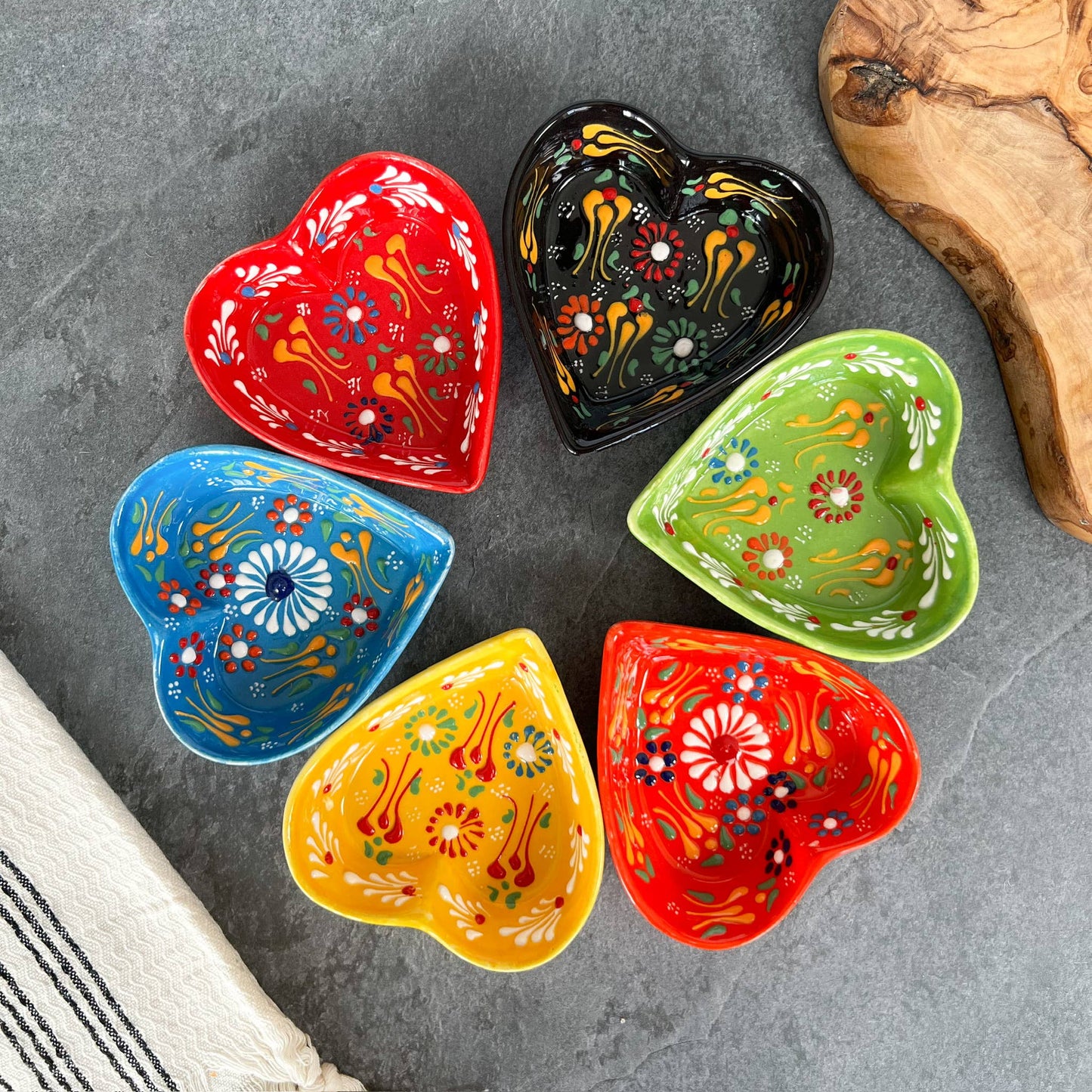 Heart Shaped Trinket Dish, Pinch Bowls, Cute Kitchen Decor