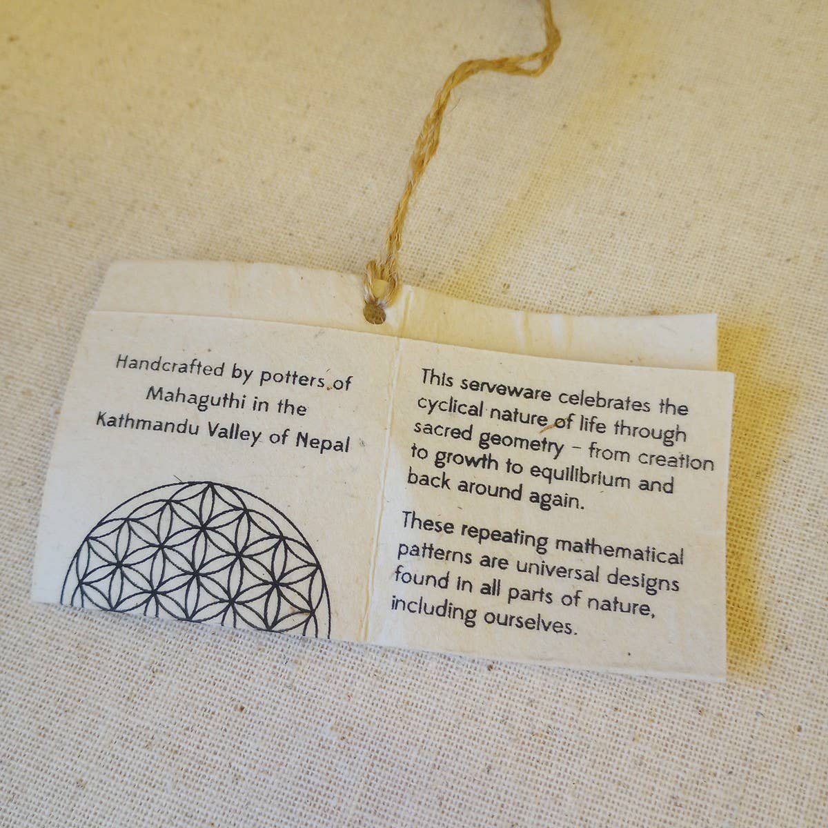 Sacred Geometry Dipping Bowl - Equilibrium of Life