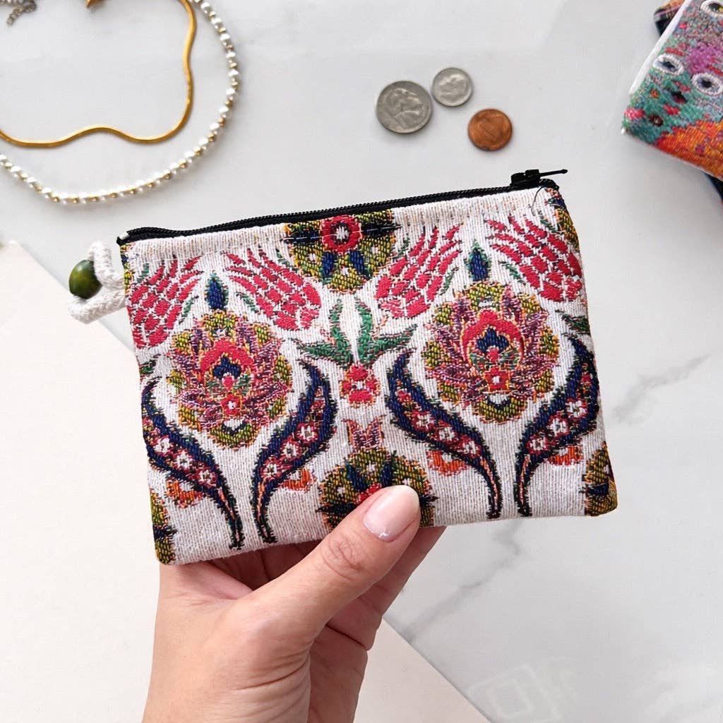 Handmade Fabric Pouch, Coin Purse