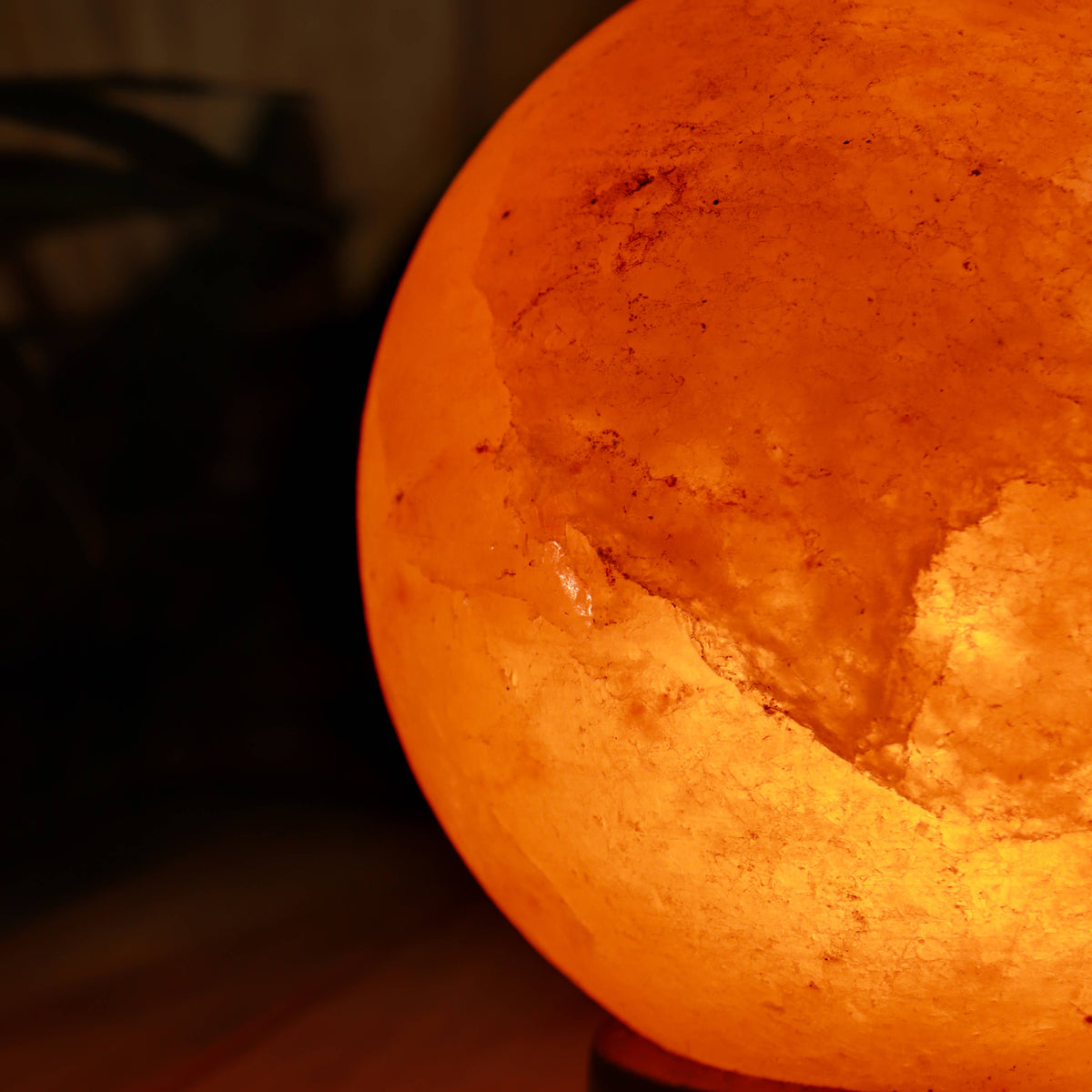 Himalayan Salt Crystal Globe Lamp