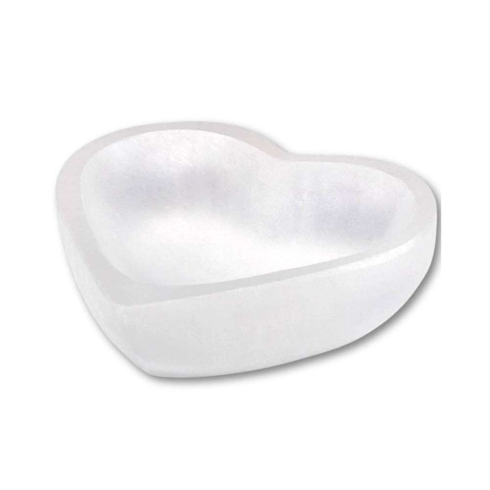 Selenite Heart Charging Bowl,