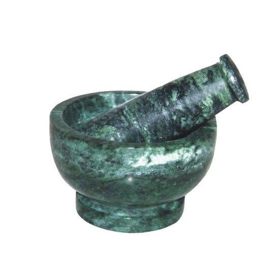 Green Marble Mortar & Pestle (4 in.)