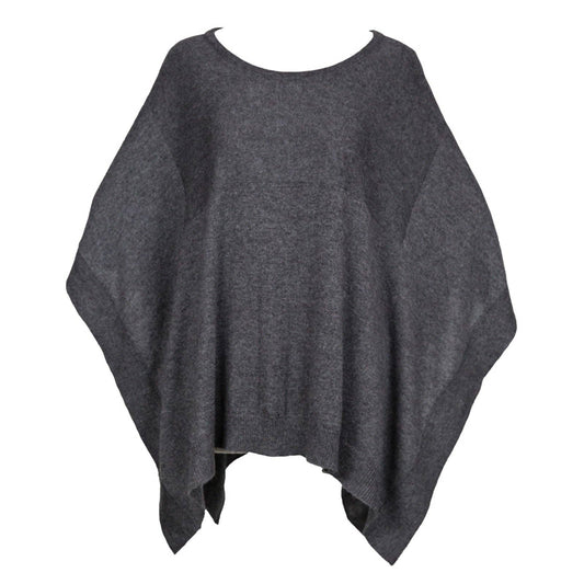 Round Neck Free Style Cashmere Poncho